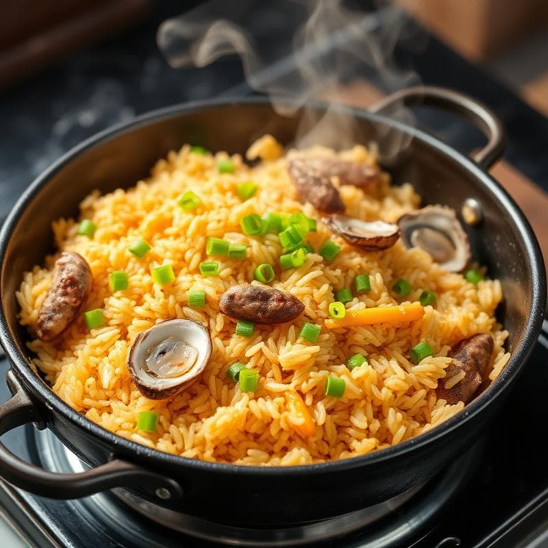 牡蠣チャーハン